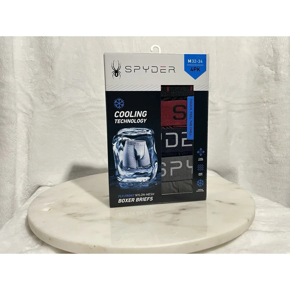 Spyder Men's Cooling Technology Boxer Briefs Size M (32-34)
